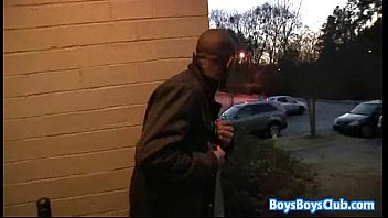 Preview 1 of Sara Shinta - Huge black stud breeding white gay muscular guy 33
