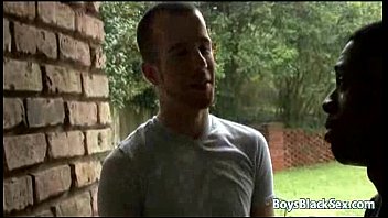 Preview 2 of Shareesex - Black boy and white guy in interracial gay scene 02