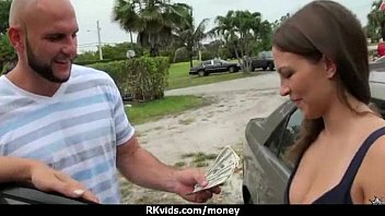 Preview 4 of Layla And Nicole Get Fucked - Desperate teen naked in public and fucks to pay rent 26