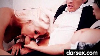 Preview 2 of Punish Gals - Gorgous babe in stockings tasiting a dick 20