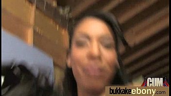 Preview 3 of Sauna Manche - Hot ebony chick love gangbang interracial 17