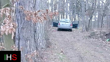 Preview 1 of Naughty Big Boobs Teacher - Sublime anal in the woods in the car,  slut fucked very well in the anus