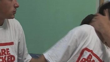 Preview 1 of Milking Son Brutal - Hardcore Gay Bareback Threesome Asshole Pounding