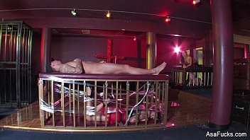 Preview 1 of Gsex Hd - Asa Akira,  Sophia,  Justice Caged Fuck