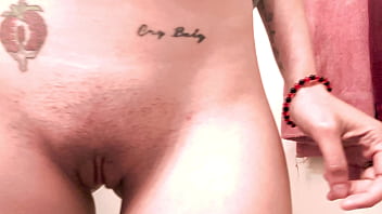 Preview 1 of Big Ass Cash Money - Hazel Haze shaves her slutty pussy and shows it off in public