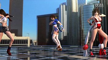 Preview 4 of Cate Blunchet - Animation hot dance不知火舞、蒂法和霞的跳舞