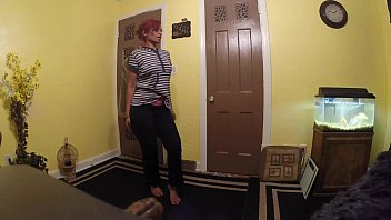 Preview 4 of Saudi Oldman - South Indian Lily strips to show her big ass