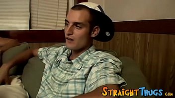 Preview 1 of Nrgis Sexi - Straight thugs get off and shoot some cum from their balls