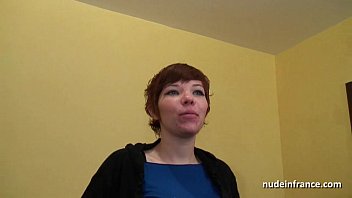 Preview 1 of Son Sex Mother Move - Young french redhead hard sodomized for her casting couch