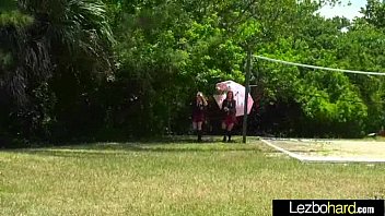 Preview 1 of Public Plsh - Sex Tape With Horny Teen Sexy Lesbo Girls (Cali Sparks &amp_ Kelly Greene) movie-07