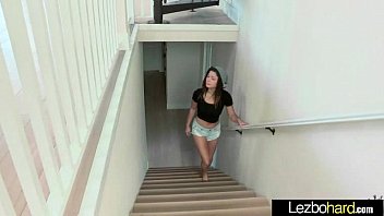 Preview 2 of Xnxx Bog Sac - Sex Tape With Horny Teen Sexy Lesbo Girls (Abigail Mac &amp_ Daisy Summers) movie-02