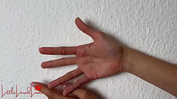 Preview 2 of Pov 41 - Hand Fetish #1: Cute Asian gives you her 1st Hand Play - Beautiful Long Fingers