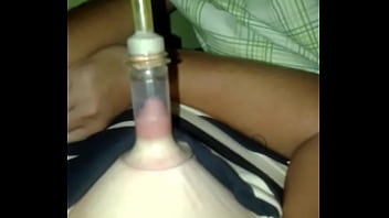 Preview 2 of Interrecial Hard Cuck - Bomba seios nipple pump