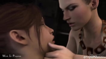 Preview 4 of Johnny Singh Sex Videos - Animated 3D Lesbian Yuri Kissing Hentai Compilation