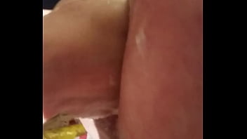 Preview 1 of Strapon Training Session - Double fisting close up