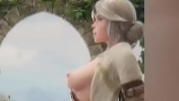 Preview 1 of Desi Girl Washroom Fuck - Meis3D - best compilation of futa animation