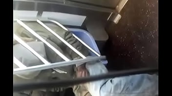 Preview 2 of Sadie Blooms - viejo tocando bulto en el tren