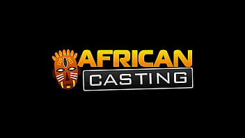 Preview 1 of Serez Wifi Orgy - Desperate amateur black model tricked into fucking fake casting agent