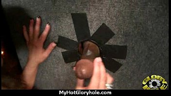 Preview 4 of Fammily Strokers - Gloryhole With A Nasty Wild White Girl Interracial 8