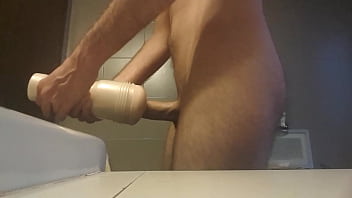Preview 4 of Hijb Sxxxy Video - Cumshot after Fleshlight masturbation