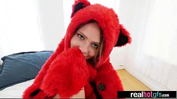 Preview 1 of Cum On Nylon Stockings - Real Naughty GF (lilly sapphire) Perform On Cam vid-30