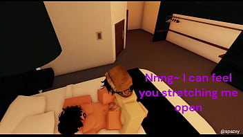 Preview 2 of Sex Dool Porn - Femboy Gets Dicked Down and Filled by Muscular Guy [ROBLOX]