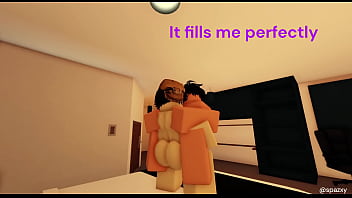 Preview 3 of Sex Dool Porn - Femboy Gets Dicked Down and Filled by Muscular Guy [ROBLOX]