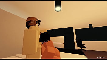 Preview 1 of Sex Dool Porn - Femboy Gets Dicked Down and Filled by Muscular Guy [ROBLOX]