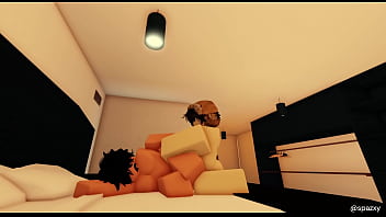 Preview 4 of Sex Dool Porn - Femboy Gets Dicked Down and Filled by Muscular Guy [ROBLOX]