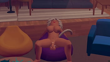 Preview 4 of Slim Girl Cute - Nyako - Rec room animation