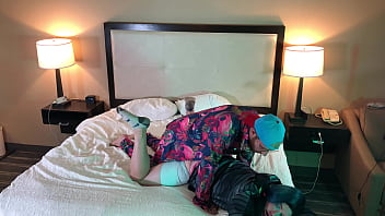 Preview 4 of Johnny Sins Long Mouth Funked - First Time Rapper Fucks Transgender in Chastity