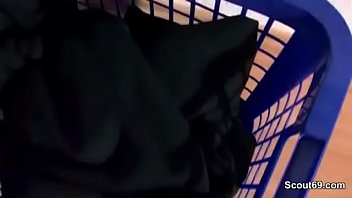 Preview 2 of Forced Bisexual Mate - Sis Caught Step-Bro With her Thong and Help With Fuck
