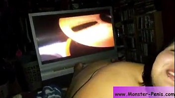 Preview 3 of Kylie Quinn Interracial Cum - Pretty Sexy BBW Blowjob Skills - Sucking This Guys Cock Like its a Lollypop