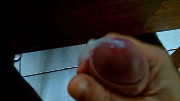 Preview 3 of Angelo Fucking Emma Goldsmith - Jerking my uncut cock slow motion cumming (lots of load)
