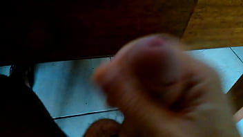 Preview 1 of Angelo Fucking Emma Goldsmith - Jerking my uncut cock slow motion cumming (lots of load)