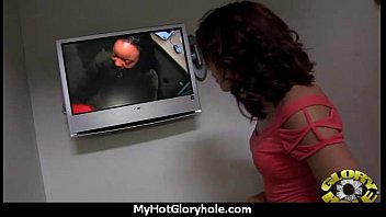 Preview 2 of Behind The Scenes Spreading - Gloryhole blowjob interracial amateur 19