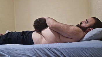 Preview 2 of Oh Nmk - Hairy bear fucks my ass and fills it with cum until I cum (Teaser)
