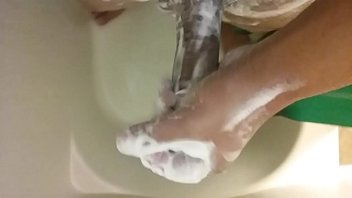 Preview 1 of How To Beark Virgin - Cleaning my cock for that trout and pussy!