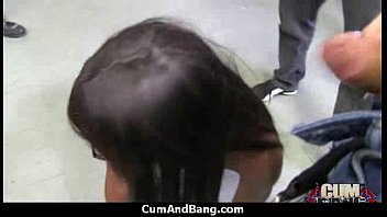 Preview 3 of Malakacock - Amazing ebony in gangbang interracial fucking 17