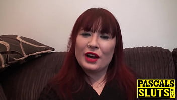 Preview 1 of Sckolcom - Chubby redhead Donna Austin is hungry for some rough banging