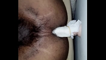 Preview 2 of Bf Sekaci Dawnlods - Young Male using wall to fuck himself with dildo