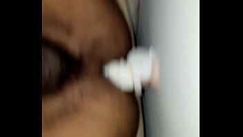Preview 1 of Bf Sekaci Dawnlods - Young Male using wall to fuck himself with dildo