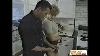 Preview 1 of Marianna Senn - 73 year old granny fucked in the kitchen