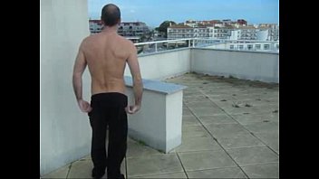 Preview 1 of Arbses - 4459415 rooftop wank