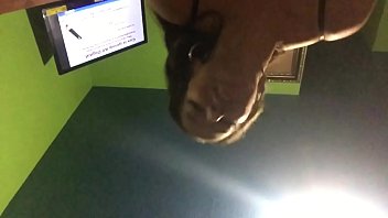 Preview 1 of Ebony Granny Asseating - Red know how to eat dick