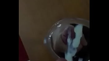 Preview 3 of New B Eeg 2018 - Great slowmotion cumshot mirror view lots of cum