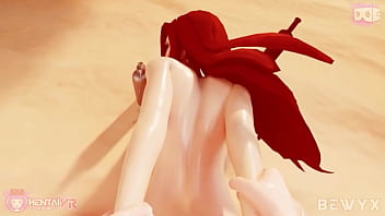 Preview 3 of Metrubasi Onani - Miss Fortune booty fuck