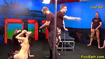 Preview 4 of Plus Size Strip - Bizarre jizz faced slut