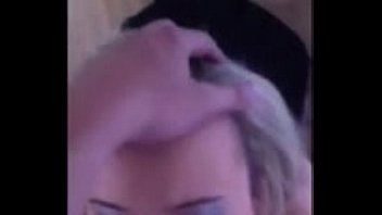 Preview 3 of Bigtit Big Tit - Busty blonde gets sprayed in  - Meet her from date her on message me from she is