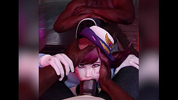 Preview 1 of Bokep Perkosa Durasi Panjang - [ Police Officer D.va,  Taking on the criminals! ] - Slayed.coom / RubyredVA / KassioppiaVA